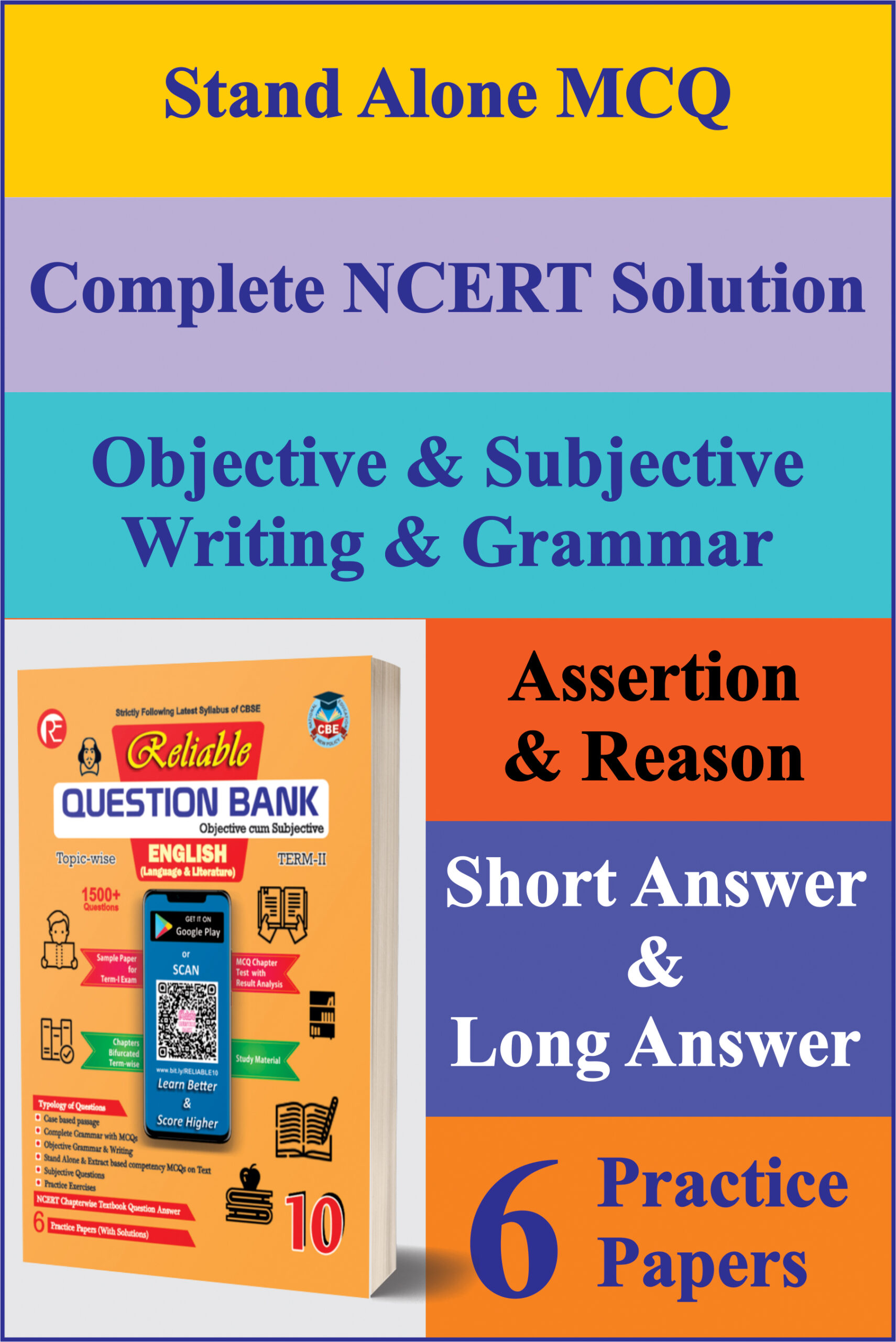 Reliable CBSE Question Bank Topic wise For Term 2, Class 10, English